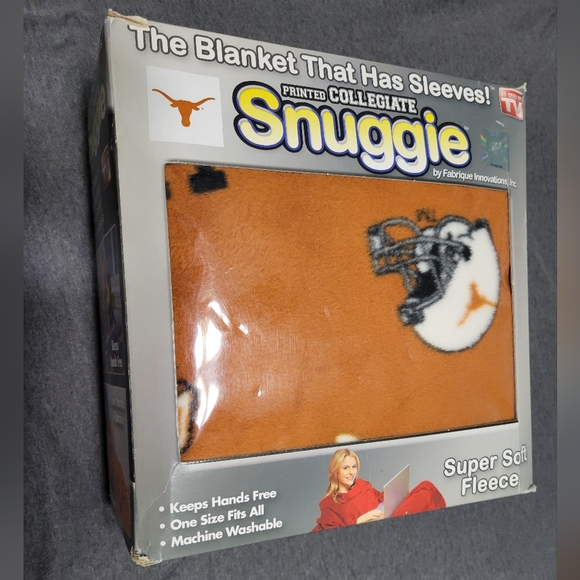 As Seen On TV Accessories University Of Texas Snuggie Blanket Ut